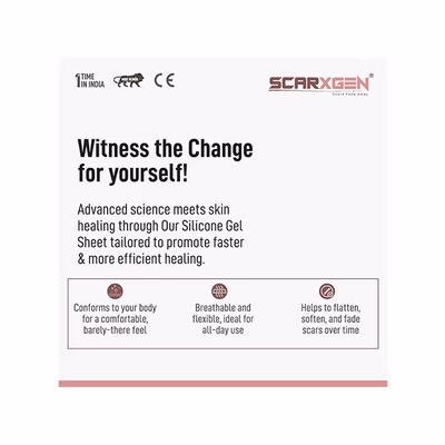 Scarxgen Silicone Gel Sheet (5 cm X 5 cm) 1's - Bandages & Dressings