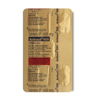 AZIBACT 500mg Tablet 5's - Bacterial Infections-Mac