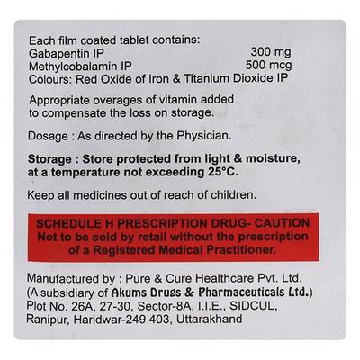 LAREGAB M 300 Tablet 10's - Neuropathic Pain-Dru