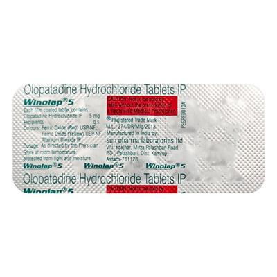 Winolap 5mg Tablet 10'S - Allergies-Ant