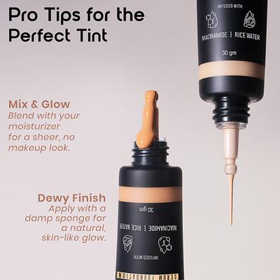 Insight Cosmetics Skin Tint 5In1 Multifunctional Serum Foundation - Whipped Cream 30 gm - Foundation