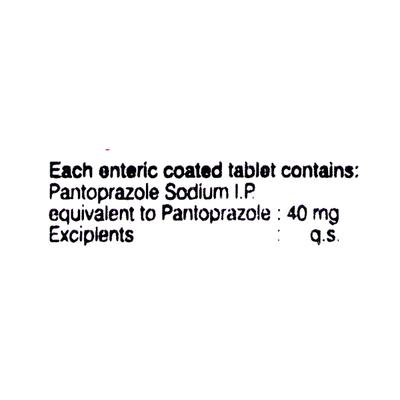 Panpot 40mg Tablet 10'S - Ulcer/Reflux/Flatulence-Aaa