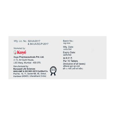 COEVITENZ Tablet 10's - Pain relief-Ant