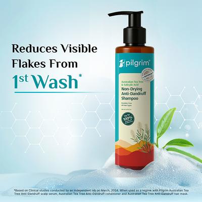 Pilgrim Australian Tea Tree Non-Drying Anti-Dandruff Shampoo 200 ml - Shampoos