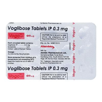 Vogo 0.3mg Tablet 15'S - Diabetes-Ant