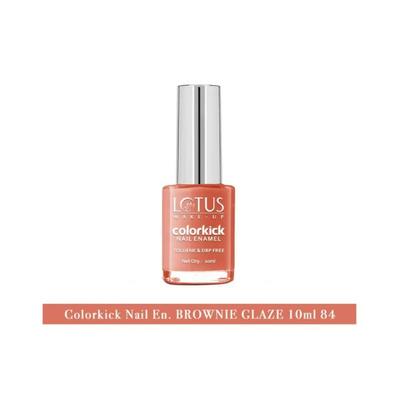Lotus Make-up Colorkick Nail Enamel Brownie Glaze 84 10 ml - Nail Polish
