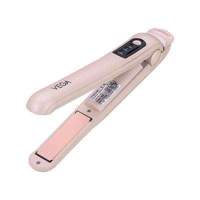Vega Go Mini Cordless Hair Straightener for Women with Power Bank for Mobile and Travel Friendly 280 gm - Straighteners