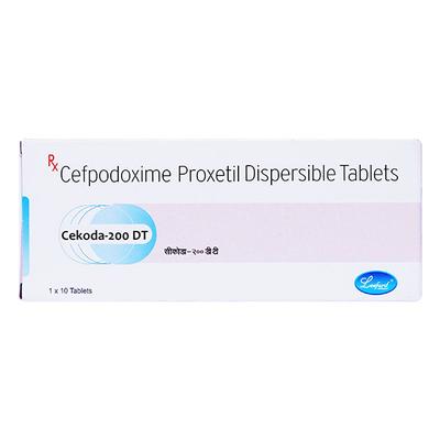 CEKODA DT 200 Tablet 10's - Bacterial Infections-Cep