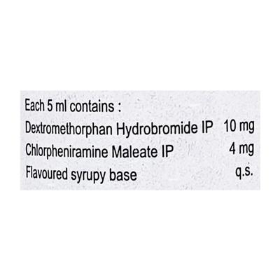 Aerodil DX Sugar Free Raspberry Flavour Dry Cough Syrup 100ml - Cough And Cold-Cou
