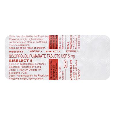 Biselect 5mg Tablet 10'S - Hypertension-Bet