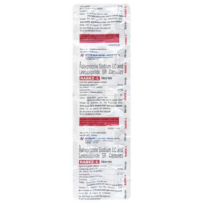 Rabez L Capsule 10'S - Ulcer/Reflux/Flatulence-Aaa