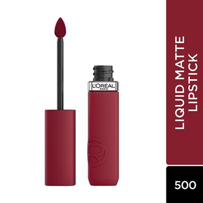 Loreal Paris Infallible Matte Resistance Liquid Lipstick, Wine 5 ml Not 500 - Liquid Lipsticks