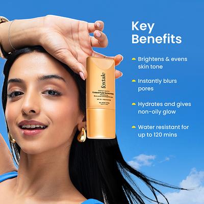 Foxtale Perfect Match Tinted Fluid Susncreen (Caramel) 50 ml - Body Sunscreen