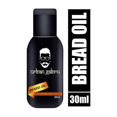 Urban Gabru Beard Oil - Menthol Fresh with Orange Extract 30 ml - Beard Oil