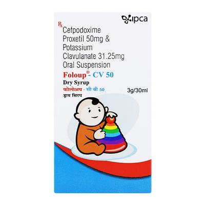 Foloup CV 50/31.25mg Dry Syrup 30ml - Bacterial Infections-Cep