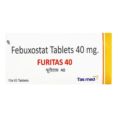 FURITAS 40mg Tablet 10's - Gout