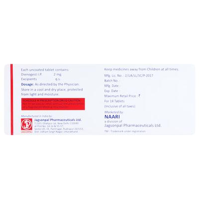 Endoreg Tablet 14'S - Uterus Conditions-Dut