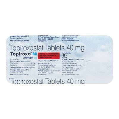 TOPIROXO 40 Tablet 10's - Gout