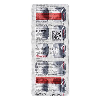 NITROHART 20mg Tablet 10's - Angina