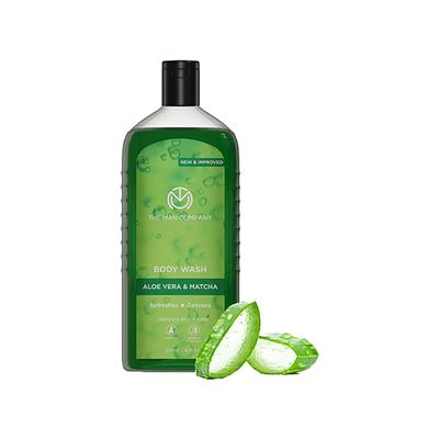 The Man Company Aloe Vera & Matcha Body Wash 200 ml - Shower Gels & Body Wash
