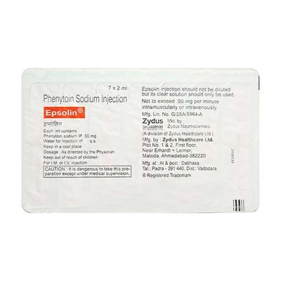 Epsolin Injection 2ml - Epilepsy/Convulsion-Ant