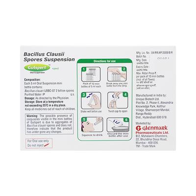GUTSPERT Oral Suspension 10X5ml - Diarrhoea-Ant
