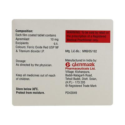 APREZO 10 Tablet 4's - Psoriasis/Seborrhea/Ichthyosis-Pso
