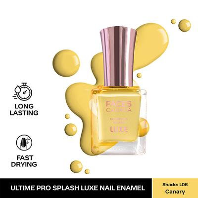 Faces Canada Ultime Pro Splash Luxe Nail Enamel - Canary (L06) 12 ml - Nail Polish