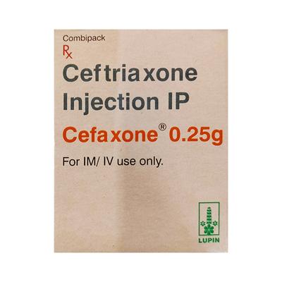 CEFAXONE 0.25g Combipack Injection 1's - Bacterial Infections-Cep