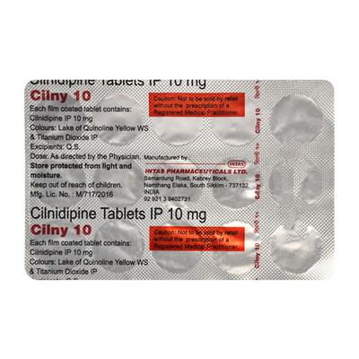 Cilny 10mg Tablet 15'S - Hypertension-Cal