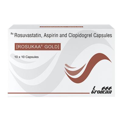 Rosukaa Gold 75/75/10mg Capsule 10'S - Blood Clot-Ant