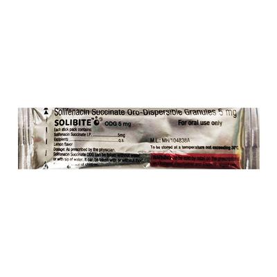 SOLIBITE ODG 5 MG LEMON FLAVOUR Granules 1's - Bladder And Prostate Disorders-Dru