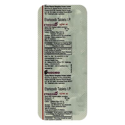 ETROSA 90 Tablet 10's - Pain relief-Nsa