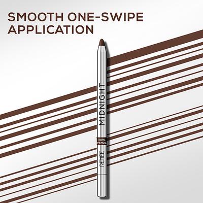 Renee Midnight Kohl Pencil- Brown 1.5 gm - Kajal & Kohls