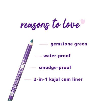 Plum NaturStudio All-Day-Wear Kohl Kajal Uptown Brown with FREE SHARPENER 1 gm - Kajal & Kohls