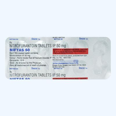 Niftas 50mg Tablet 10'S - Bacterial Infections-OAB