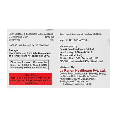 Glutahenz DT 1000mg Tablet 10'S - Supplements-Sup
