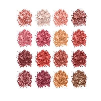 Miss Rose 16 Highly Pigmented Multi - Color Glitter & Matte Eyeshadow Palette 7001 - 007Z02 20 gm - Face Palettes