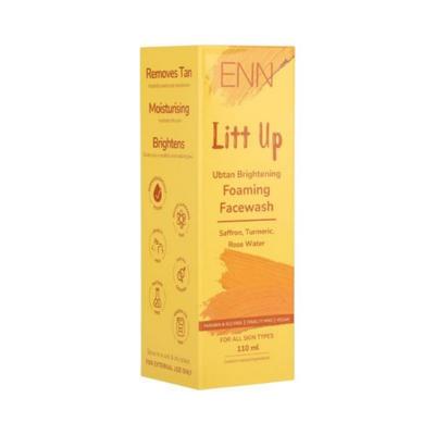 ENN Litt Up Ubtan Skin Brightening Foaming Facewash 110 ml - Face Washes
