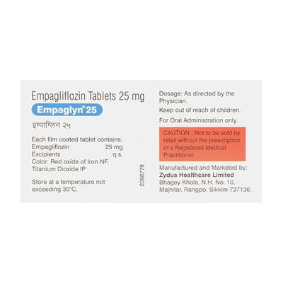 EMPAGLYN 25 Tablet 10's - Diabetes-Ant