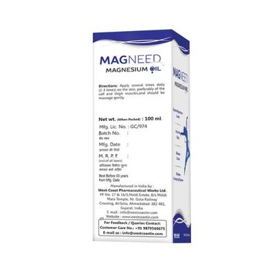 Healthvit High Absorption Magneed Magensium Oil 100 ml - Calcium And Minerals