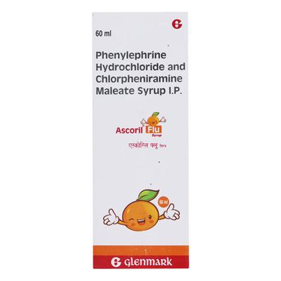 Ascoril Flu Syrup 60ml - Cough And Cold-Cou