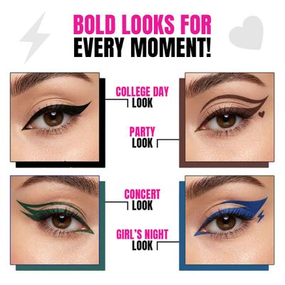 Elle18 Eye Drama Smokey Black 0.35 gm - Kajal & Kohls