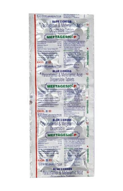 Meftagesic P Tablet 10'S - Pain relief-Nsa