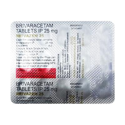 BRIVAZEN 25 Tablet 15's - Epilepsy/Convulsion-Ant