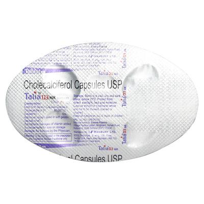 Talia D3 60K Capsule 4'S - Supplements-Vit