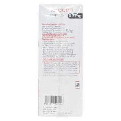Foracort 0.5mg Respule 5X2ml - Asthma/COPD-Ast