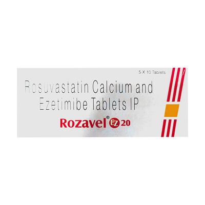 ROZAVEL EZ 20 Tablet 10's - High Cholesterol-Dys