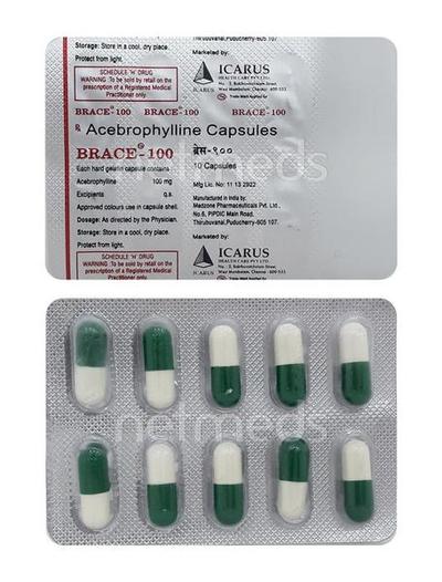Brace 100mg Capsule 10'S - Asthma/COPD-Ast