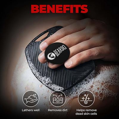 Beardo Deep Cleansing Silicone Body Scrubber 0.5's - Scrubs & Exfoliants